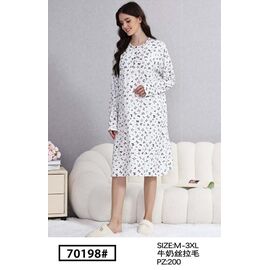 Нічня жіноча 70198 white р.54-62 "HOME STYLE" недорого оптом від прямого постачальника