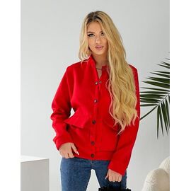 Куртка жіноча демісезонна 325 red р.42-52 "HOME STYLE" недорого оптом від прямого постачальника