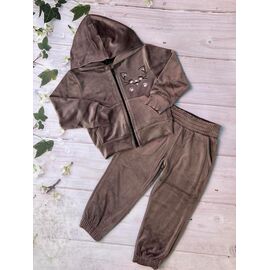 Фотография Костюм детский спортивный на девочку 1061 brown р.92-116 "Baykush" недорого оптом от прямого поставщика