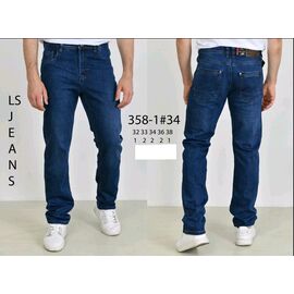 Джинси чоловічі 358-1 blue р.32-38 "LILY" недорого оптом від прямого постачальника