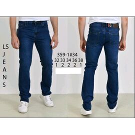 Джинси чоловічі 359-1 blue р.32-38 "LILY" недорого оптом від прямого постачальника