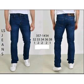 Джинси чоловічі 357-1 blue р.32-38 "LILY" недорого оптом від прямого постачальника