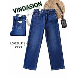 Джинси жіночі L6022X blue р.30-36 "LILY" недорого оптом від прямого постачальника