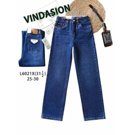 Джинси жіночі L6021X blue р.25-30 "LILY" недорого оптом від прямого постачальника