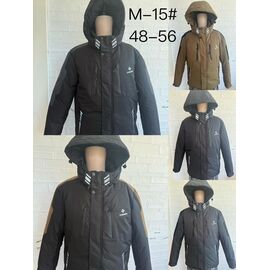 Фотография Куртка мужская зимняя M15 black р.48-56 "Lina" недорого оптом от прямого поставщика