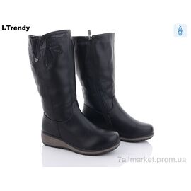 Черевики жіночі стильні Зима DH967-1 (6 пар р.37-42) "Trendy" недорого оптом від прямого постачальника