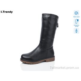 Чоботи жіночі зручні Зима DH32-1 (6 пар р.37-42) "Trendy" недорого оптом від прямого постачальника