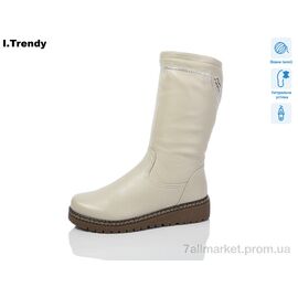Чоботи жіночі зручні Зима D35-9 (6 пар р.37-42) "Trendy" недорого оптом від прямого постачальника