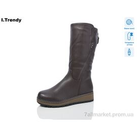 Чоботи жіночі зручні Зима DH2962-27 (6 пар р.37-42) "Trendy" недорого оптом від прямого постачальника