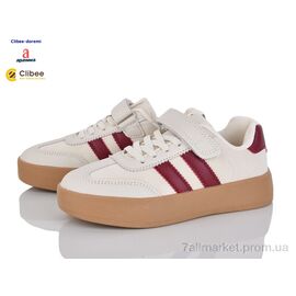 Кросівки дитячі модні Весна/осінь FB823-1 wine (6 пар р.32-37) "Clibee-Doremi" недорого оптом від прямого постачальника