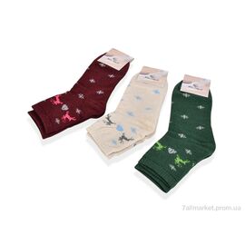 Жіночі шкарпетки Зима 284(07085) mix (12 шт. р.сітка36-41) "Obuvok" недорого оптом від прямого постачальника