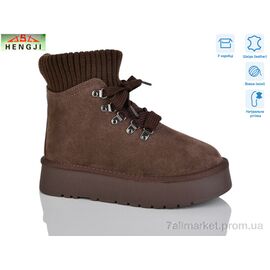 Уггі жіночі утеплені Зима T007-7 (6 пар р.36-40) "HENGJI-ELENA" недорого оптом від прямого постачальника