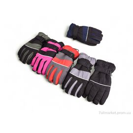 Рукавиці дитячі Зима C4 mix (12 шт. р.сітка16-18) "TUZZI" недорого оптом від прямого постачальника