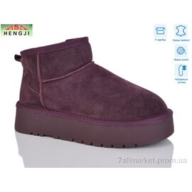 Фотография Угги женские утепленные зима T25-5 (6 пар р.36-40) "HENGJI-ELENA" недорого оптом от прямого поставщика