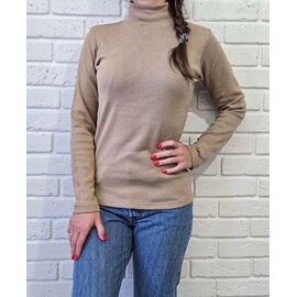 Фотография Гольф женский 561 beige р.S-2XL "Madoka" недорого оптом от прямого поставщика