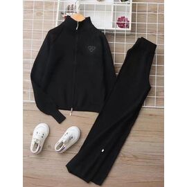 Костюм дитячий спортивний на дівчинку M375 black р.120-160 "Major" недорого оптом від прямого постачальника