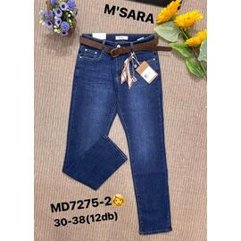 Фотография Джинсы женские MD7275-2 blue р.30-38 "Miss Kurry" недорого оптом от прямого поставщика