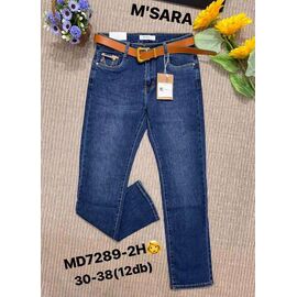 Фотография Джинсы женские MD7289-2H blue р.30-38 "Miss Kurry" недорого оптом от прямого поставщика