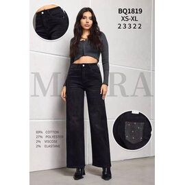 Фотография Джинсы женские BQ1819 black р.XS-XL "Miss Kurry" недорого оптом от прямого поставщика