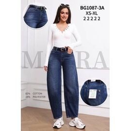 Фотография Джинсы женские BG1087-3A navy р.XS-XL "Miss Kurry" недорого оптом от прямого поставщика