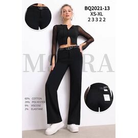Фотография Джинсы женские BQ2021-13 black р.XS-XL "Miss Kurry" недорого оптом от прямого поставщика