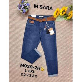 Фотография Джинсы женские M939-2H blue р.L-5XL "Miss Kurry" недорого оптом от прямого поставщика