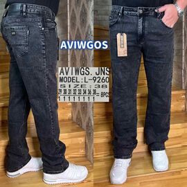 Фотография Джинсы мужские L-9260 black р.29-38 "God Baron" недорого оптом от прямого поставщика