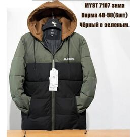 Фотография Куртка мужская зимняя 7107 khaki-black р.48-58 "Hai" недорого оптом от прямого поставщика
