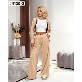Костюм спортивний жіночий теплий 4120-3 beige р.44-50 "FIESTA" недорого оптом від прямого постачальника