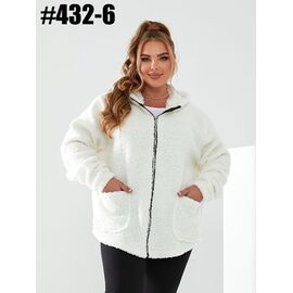 Куртка жіноча демісезонна 432-6 white р.50-60 "FIESTA" недорого оптом від прямого постачальника