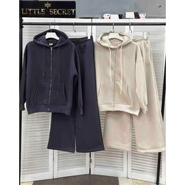 Фотография Костюм спортивный женский 400290 navy р.S-L "Little Secret" недорого оптом от прямого поставщика