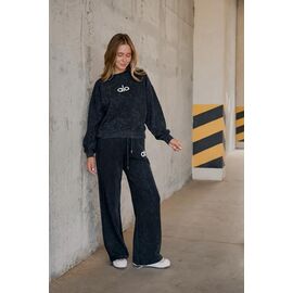 Фотография Костюм спортивный женский тёплый 500188 black р.S-L "Little Secret" недорого оптом от прямого поставщика