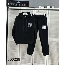 Фотография Костюм спортивный женский 500239 black р.M-2XL "Little Secret" недорого оптом от прямого поставщика