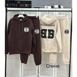 Фотография Костюм спортивный женский 500239 brown р.M-2XL "Little Secret" недорого оптом от прямого поставщика