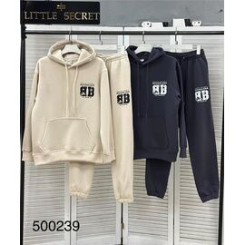 Фотография Костюм спортивный женский 500239 navy р.M-2XL "Little Secret" недорого оптом от прямого поставщика