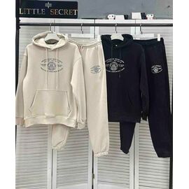 Фотография Костюм спортивный женский 500241 black р.M-2XL "Little Secret" недорого оптом от прямого поставщика