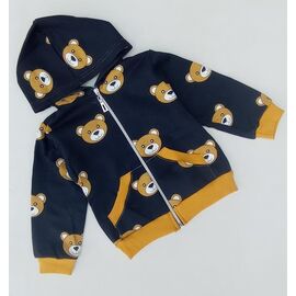 Фотография Кофта детская тёплая на мальчика ML2004 navy р.28-36 "Meloria" недорого оптом от прямого поставщика