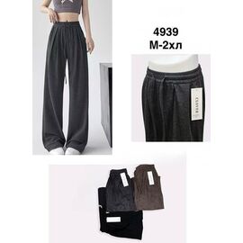 Штани спортивні жіночі 4939 d.grey р.M-2XL "WELL" недорого оптом від прямого постачальника