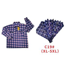 Сорочка чоловіча тепла C19 mix р.XL-5XL "Hoan" недорого оптом від прямого постачальника