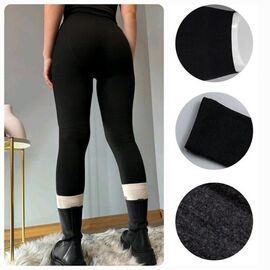 Фотография Лосины женские тёплые HN767 black р.42-54 "Hoan" недорого оптом от прямого поставщика