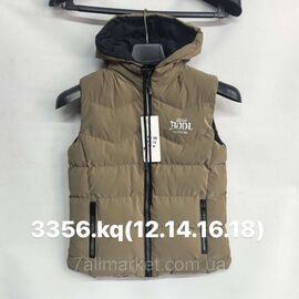 Фотография Жилетка детская демисезонная/двухстронняя на мальчика 6-11лет (3цв) "FUDIAO"недорого от прямого поставщика