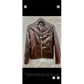 Фотография Куртка мужская демисезонная кожзам, размеры 48-58 "FUDIAO" недорого от прямого поставщика