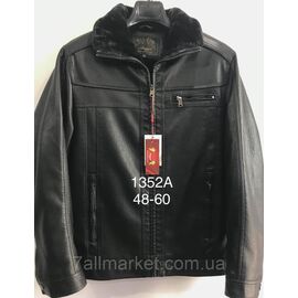Фотография Куртка мужская на меху/ зимняя кожзам, размеры 48-60 "ANGELIS" недорого от прямого поставщика