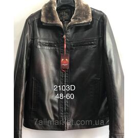Фотография Куртка мужская на меху/ зимняя кожзам, размеры 48-60 "ANGELIS" недорого от прямого поставщика