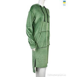 Фотография Платье женское Зима 1036 зелений (2 шт. р.сетка 38-42) "Vande Grouff" недорого оптом от прямого поставщика