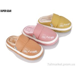 Тапки жіночі для будинку Зима 5029 mix (12 пар р.36-41) "Super Gear" недорого оптом від прямого постачальника