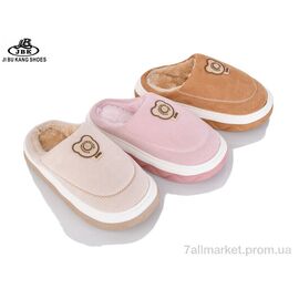 Фотография Тапки женские для дома зима 5007 mix (12 пар р.36-41) "Jibukang" недорого оптом от прямого поставщика