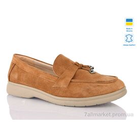 Туфлі жіночі стильні Весна/осінь A1 рудий з. (6 пар р.37-41) "Sali" недорого оптом від прямого постачальника