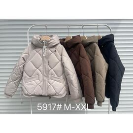Куртка жіноча зимова 5917 d.grey р.M-2XL "Yafeier" недорого оптом від прямого постачальника