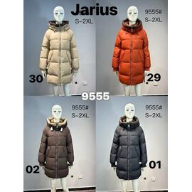 Фотография Куртка женская зимняя 9555-02 brown р.42-50 "Yafeier" недорого оптом от прямого поставщика